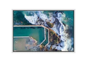 Curl Curl Rock Pool, Australia | Canvas Wall Art Print