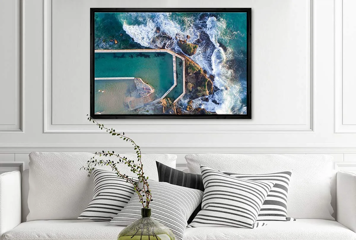 Curl Curl Rock Pool, Australia | Canvas Wall Art Print
