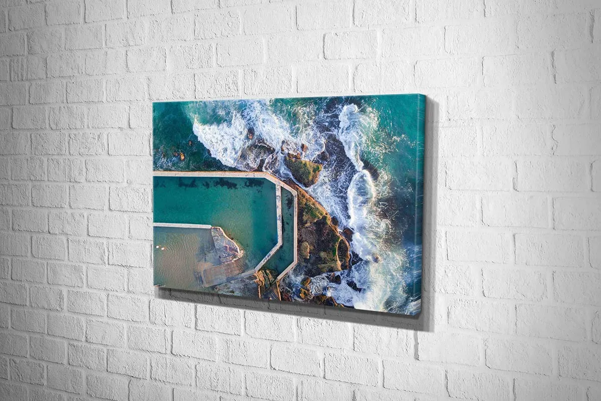Curl Curl Rock Pool, Australia | Canvas Wall Art Print