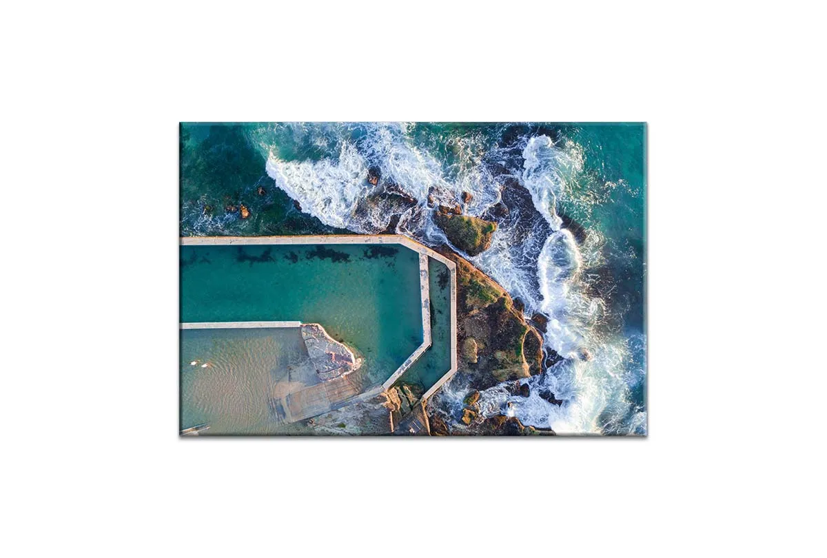 Curl Curl Rock Pool, Australia | Canvas Wall Art Print