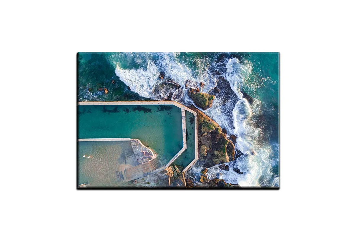Curl Curl Rock Pool, Australia | Canvas Wall Art Print