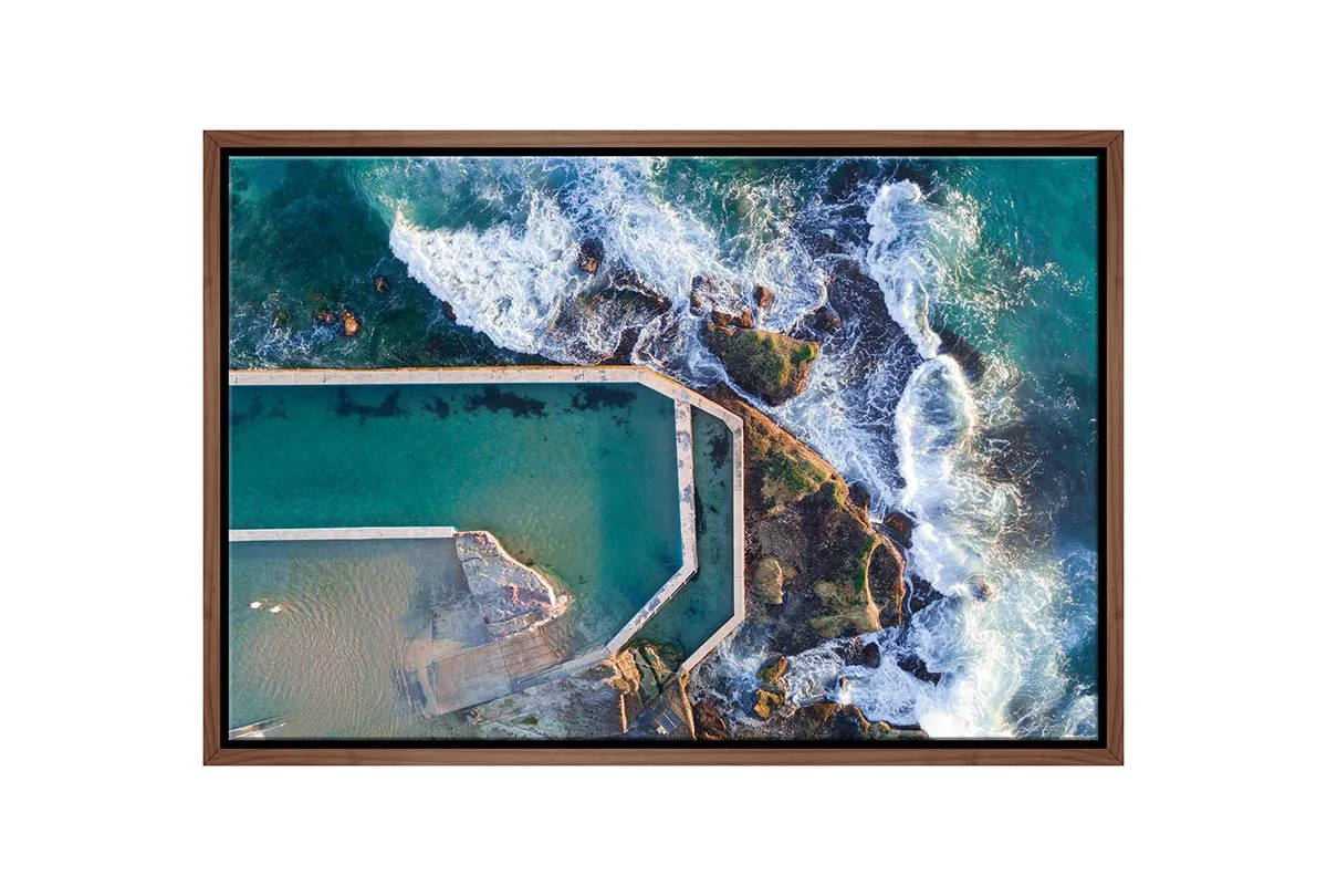 Curl Curl Rock Pool, Australia | Canvas Wall Art Print