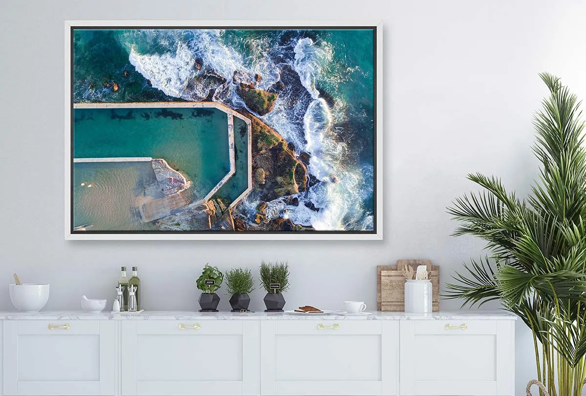 Curl Curl Rock Pool, Australia | Canvas Wall Art Print