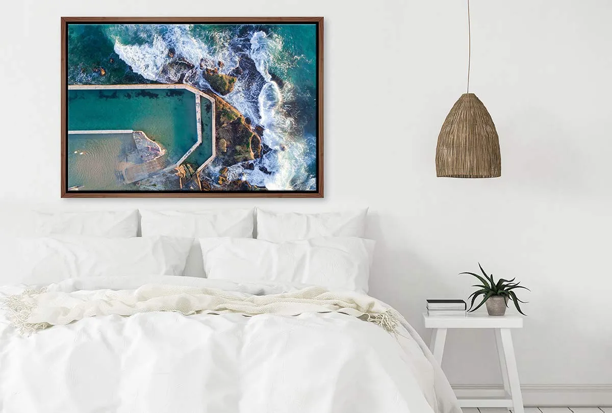 Curl Curl Rock Pool, Australia | Canvas Wall Art Print