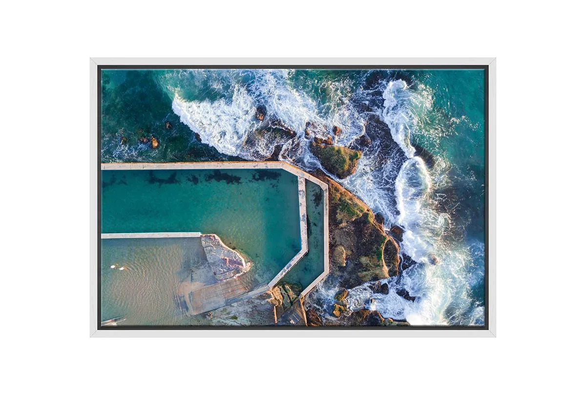 Curl Curl Rock Pool, Australia | Canvas Wall Art Print