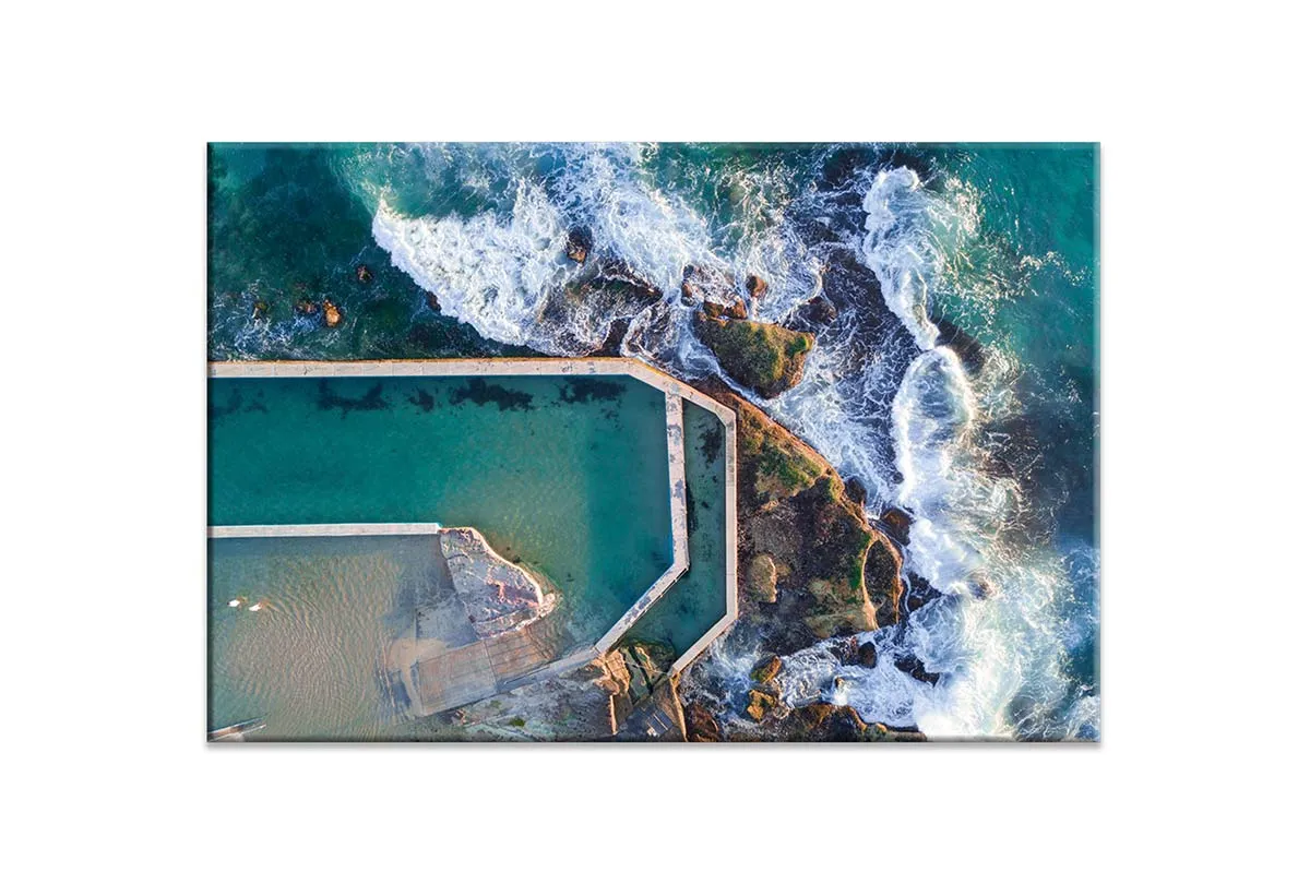 Curl Curl Rock Pool, Australia | Canvas Wall Art Print