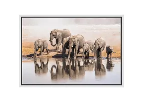 Elephant Family 2 | Canvas Wall Art Print