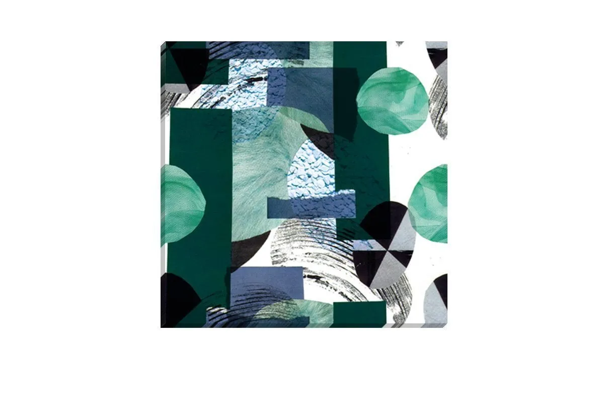 Green Abstract | Canvas Wall Art Print