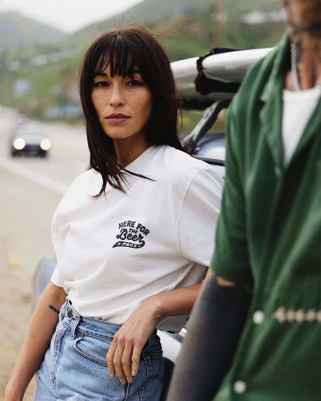 Here for the Beer T-Shirt - Off White
