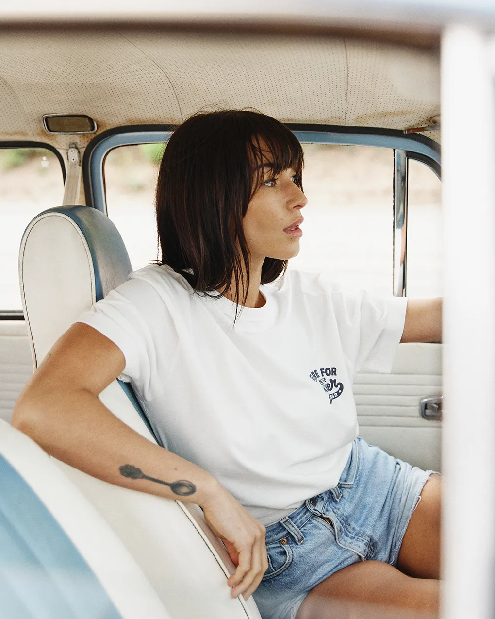 Here for the Beer T-Shirt - Off White