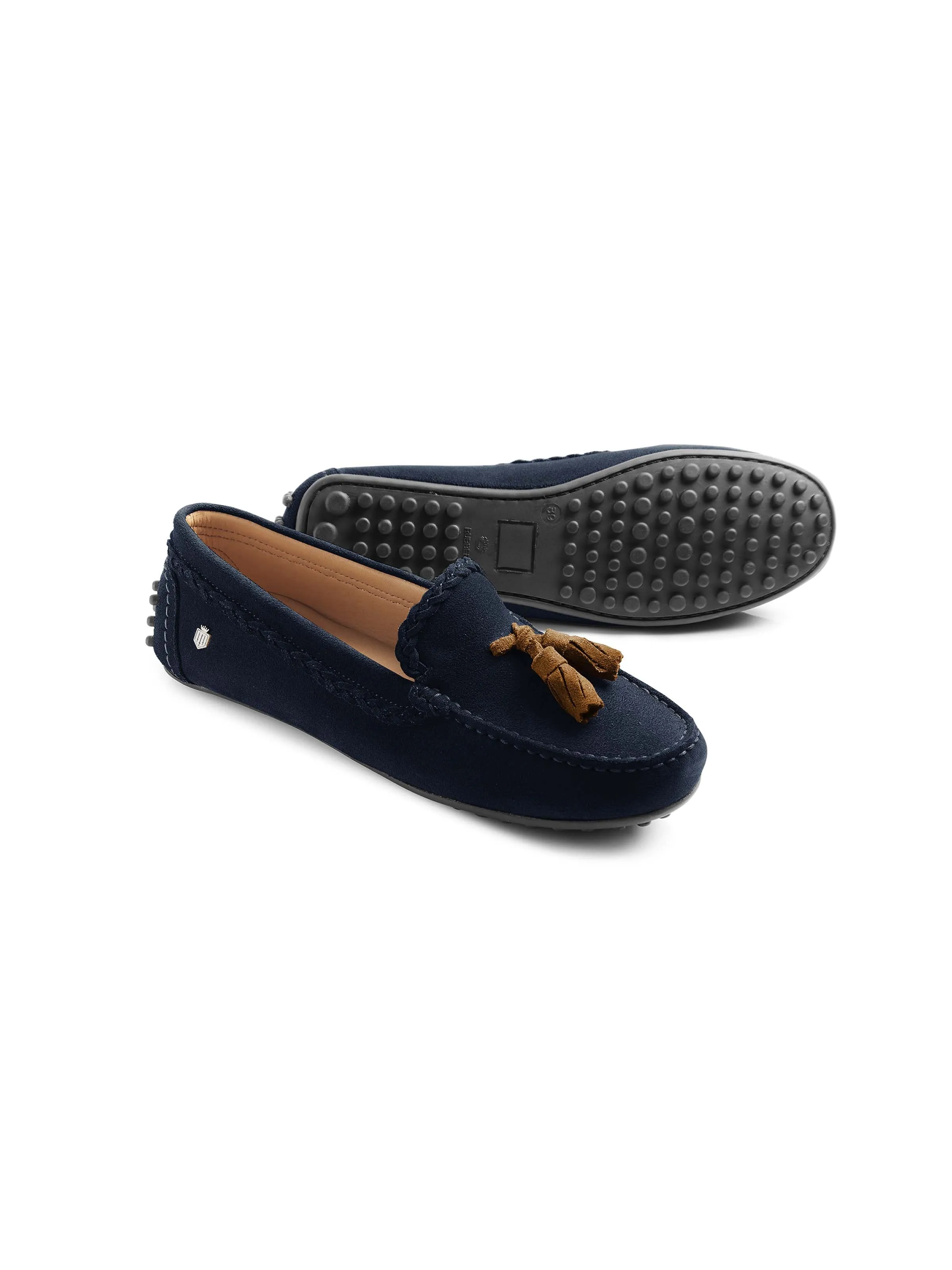 Holt Driver - Navy & Tan