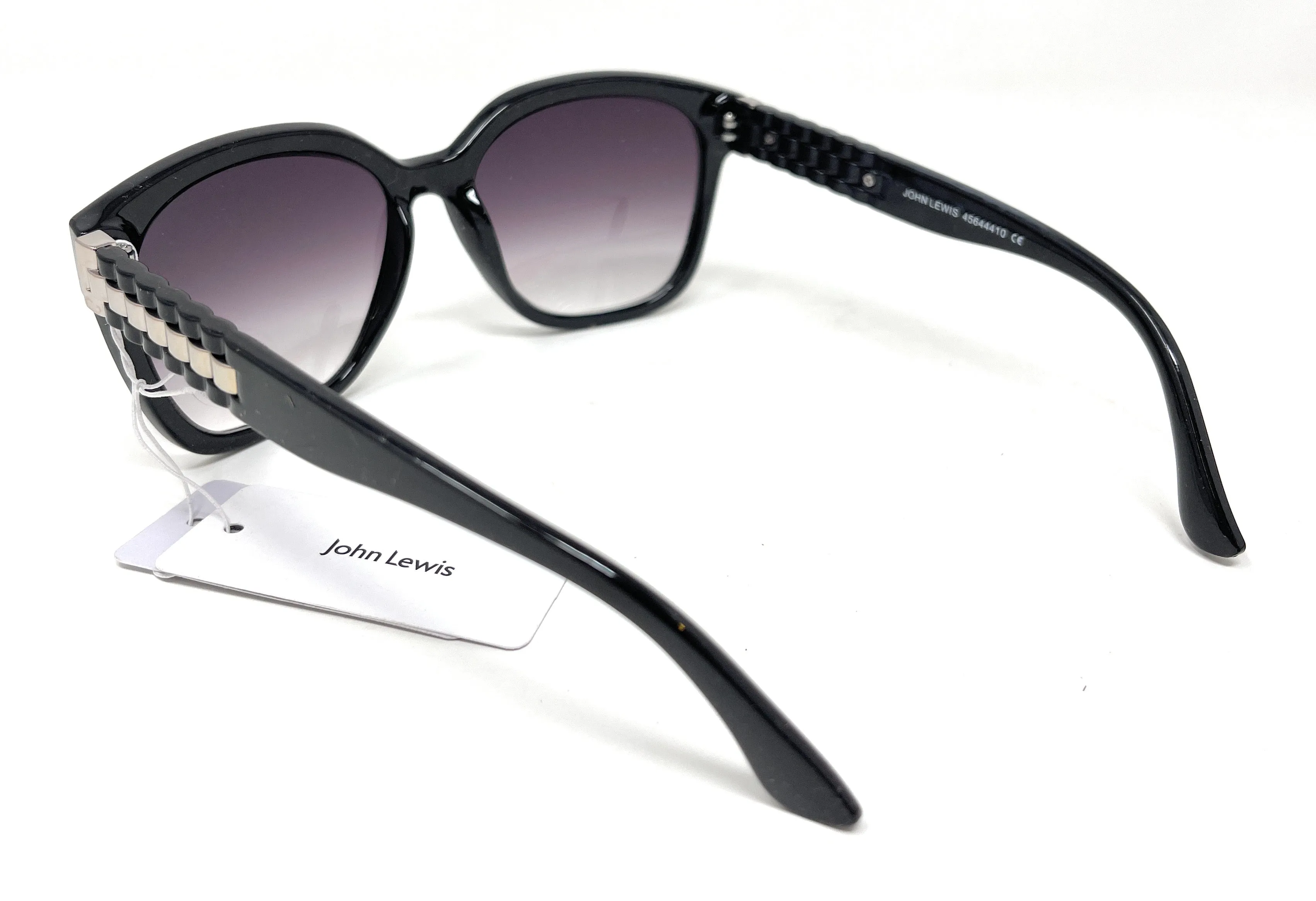 Ladies Sunglasses Black and Silver John Lewis 44410
