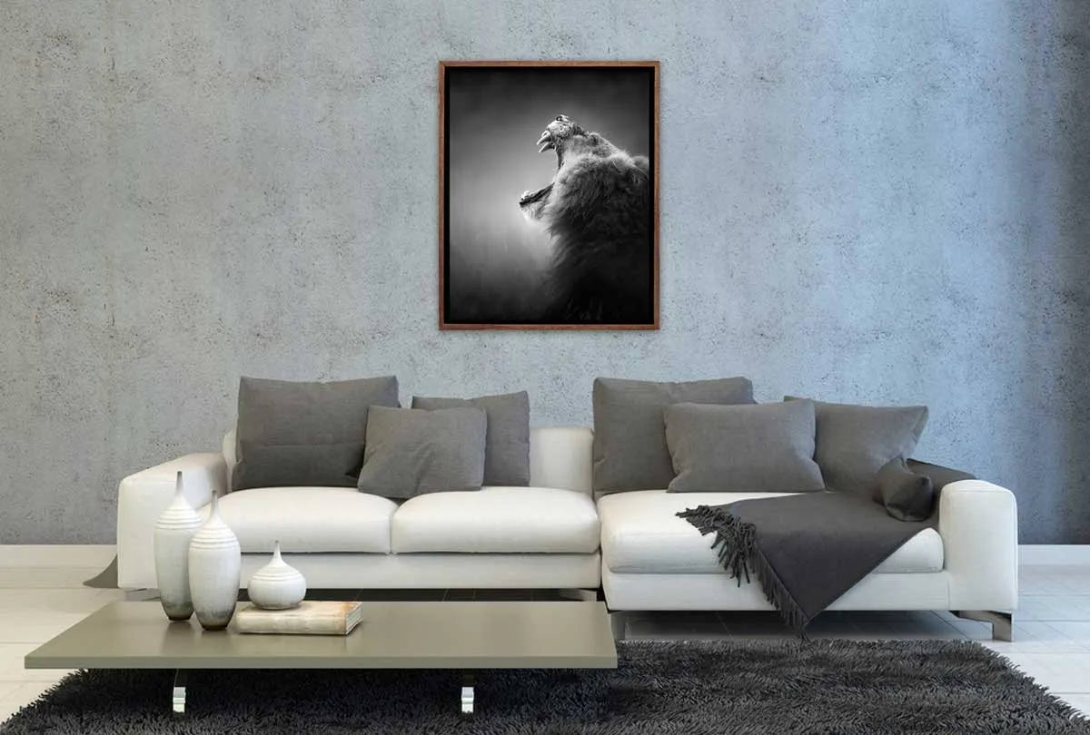 Lion Roar 2 | Canvas Art Print