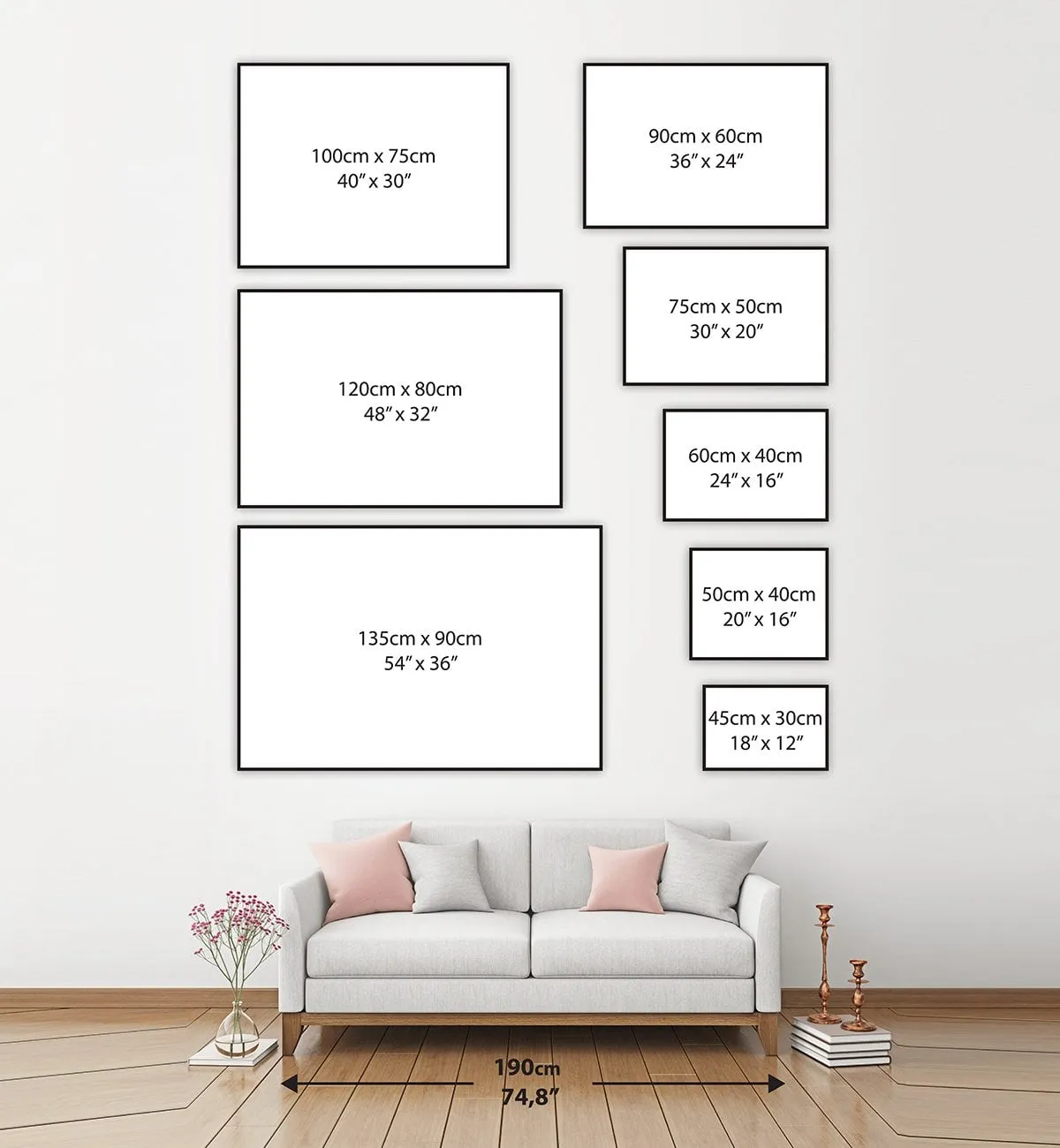 Luminated Teepee | Canvas Wall Art Print