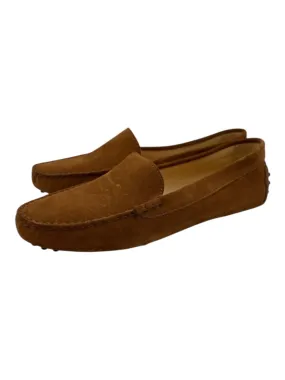 M. Gemi Shoe Size 43 Brown Leather Suede Slip On Driving Moc Loafers