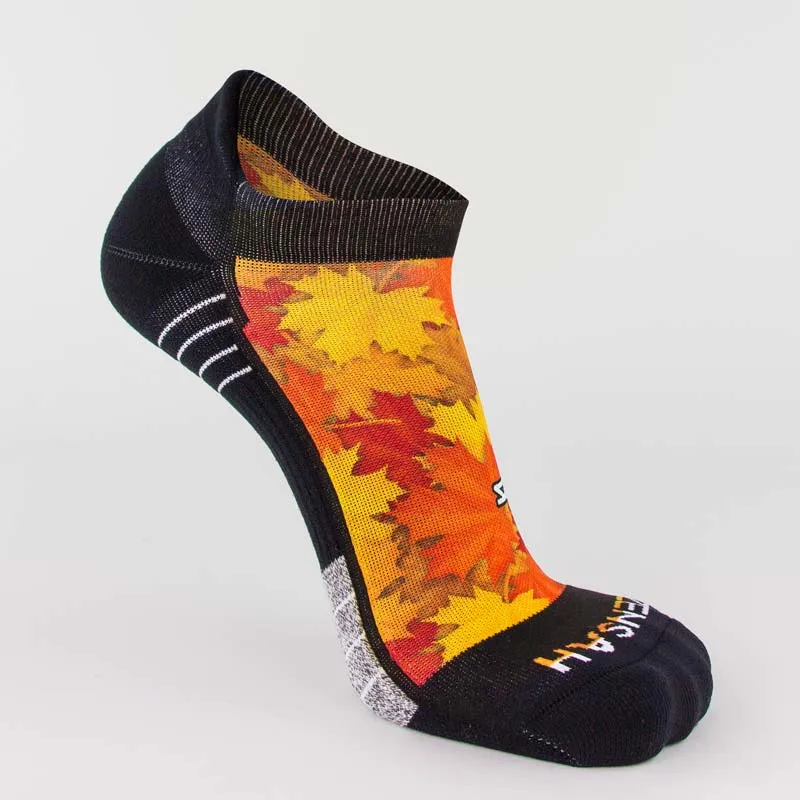 Maple Leaves Running Socks (No Show)