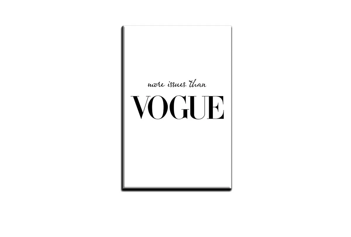 More Issues Than Vogue | Fashion Canvas Wall Art Print