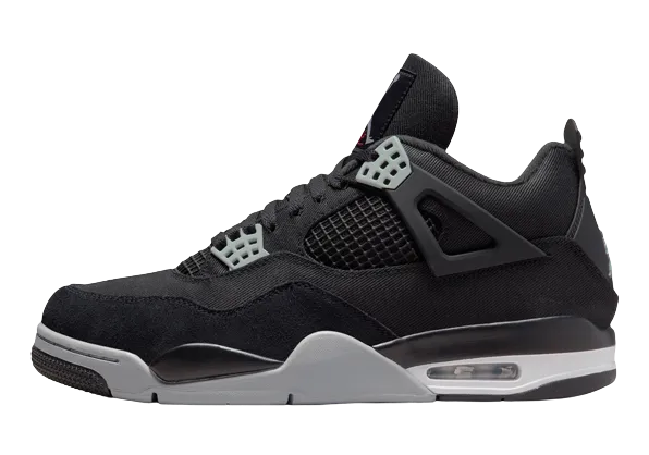 Nike Air Jordan 4 Retro SE Black Canvas Men's