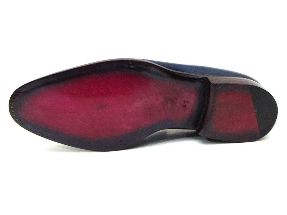 Paul Parkman Navy & Tobacco Loafers