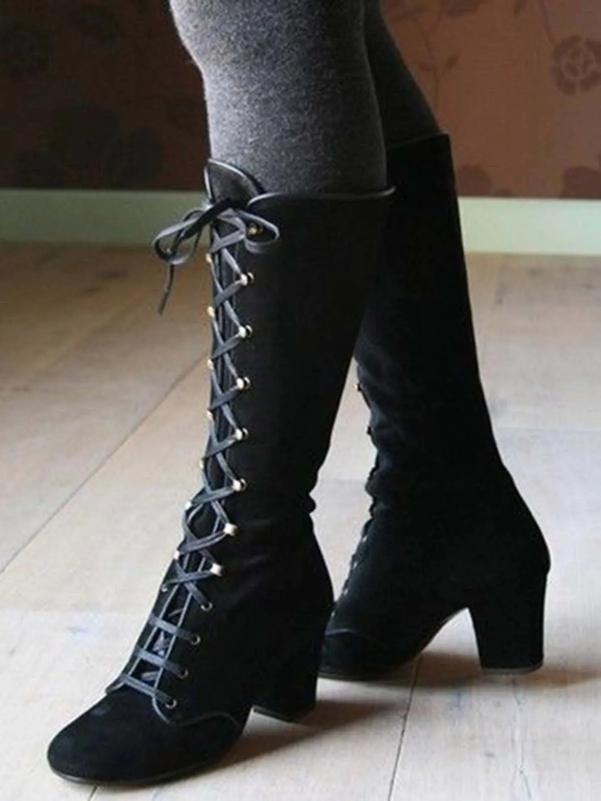 Purpdrank - Simple Suede Martin Combat Boots