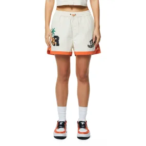 Resort Slit Shorts - Oatmeal