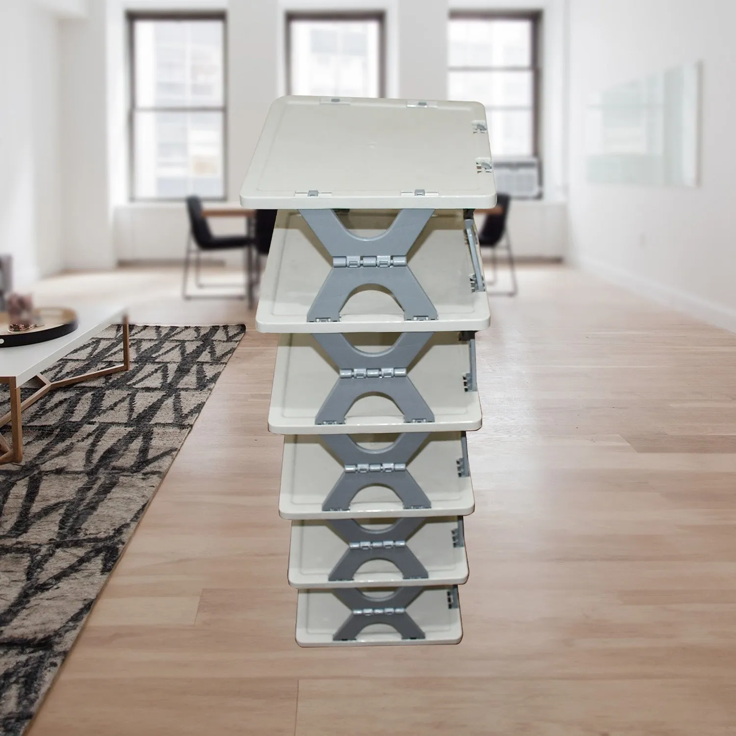 Smart Shoe Rack, Multi-Layer, Heavy Duty Storage Organizer