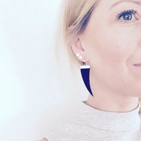 Tusk Earrings- Your choice of colour