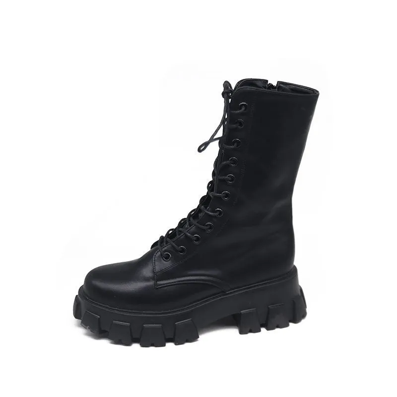 Womens Boots Fall Platform Martin Boots