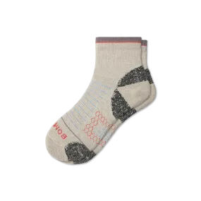 Women's Merino Wool Blend Hiking Quarter Socks